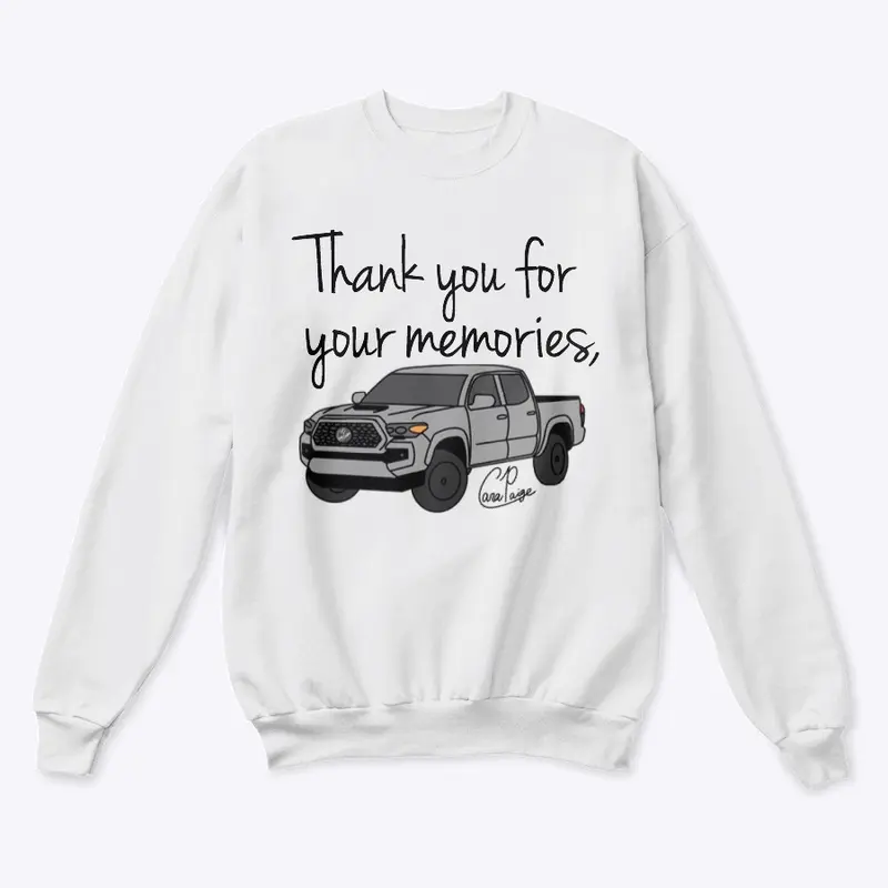 "Thank you for your memories" Tee